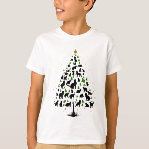 Camiseta Árvore de Natal Amante de Gatos 2
