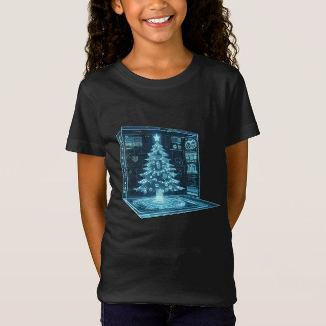 Camiseta Árvore de Natal Artificial (Frente)