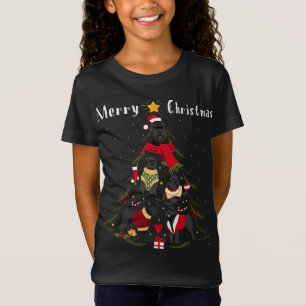 Camiseta Árvore de Natal Bouvier des Flandres Lover Xmas Co