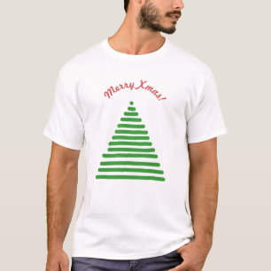 Camiseta - Árvore de Natal com texto gravado