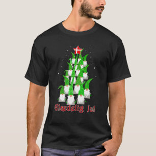 Camiseta Árvore de Natal da Estrela Dinamarquesa Glaedeling