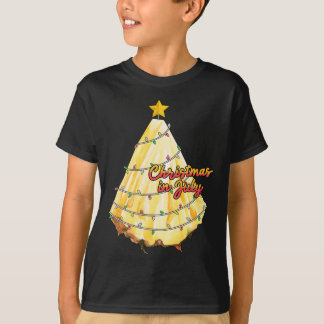 Camiseta Árvore De Natal De Abacaxi De Natal Em Julho De Ve