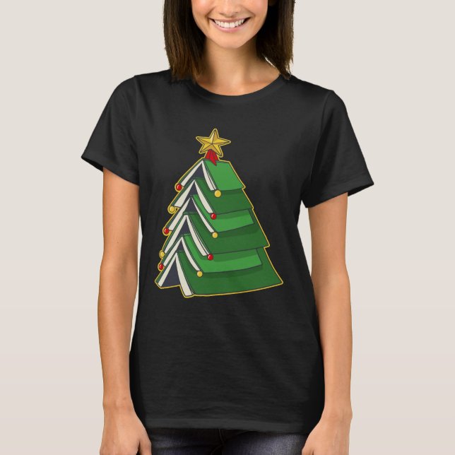 Camiseta Árvore de Natal de Bookie IV (Frente)