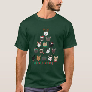 Camiseta Árvore de Natal de Cat