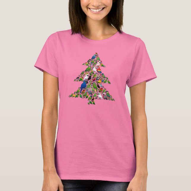 Camiseta Árvore de Natal de Cenoura (Frente)