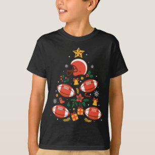 Camiseta Árvore de Natal de Futebol Americano