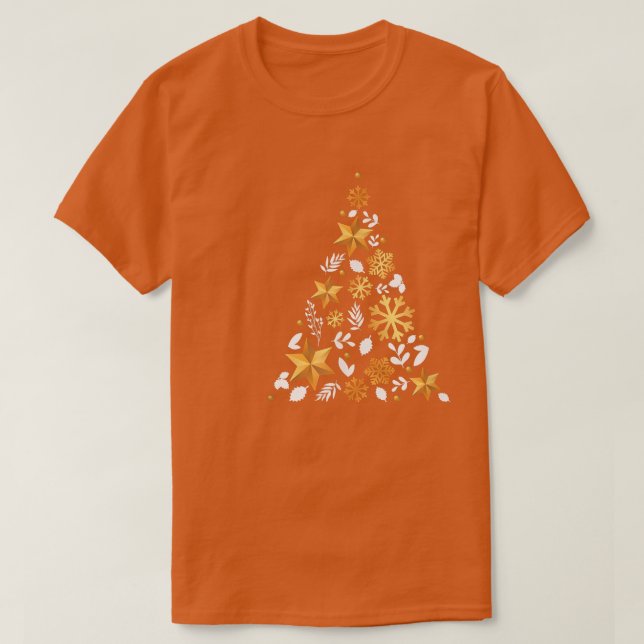 Camiseta Árvore de Natal de Luxo  (Frente do Design)