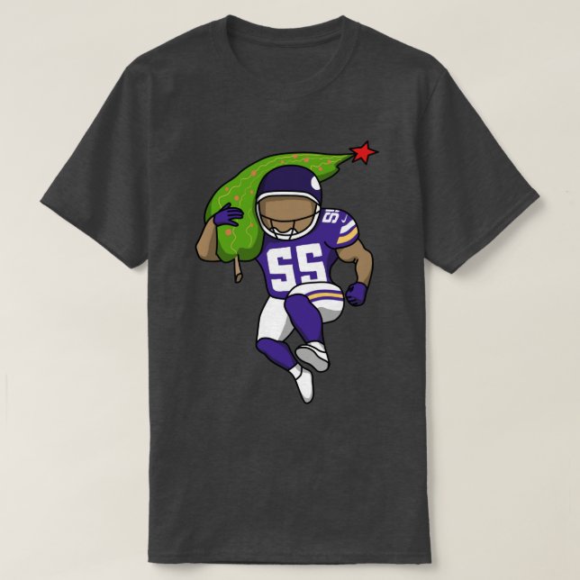 Camiseta Árvore de Natal de Minnesota Vikings (Frente do Design)