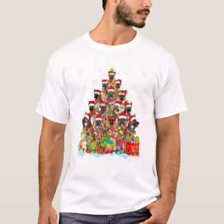Camiseta Árvore de Natal de Papais noeis de pastor