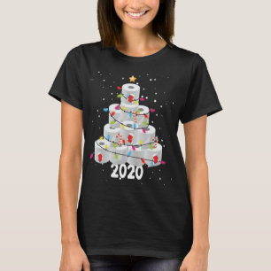 Camiseta Árvore de Natal de Papel de Banheiro Família de Na