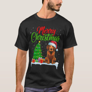 Camiseta Árvore de Natal de Retriever Baía de Chesapeake Is