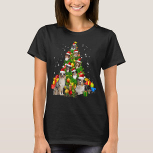 Camiseta Árvore de Natal de Shepherd Australiana Xmas Pajam