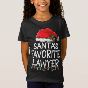 Camiseta Árvore de Natal do Advogado Favorito dos papais no