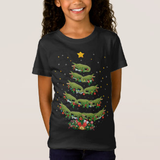 Camiseta Árvore de Natal do Alligator Lover Xmas Gift Allig
