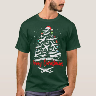 Camiseta Árvore de Natal do avião