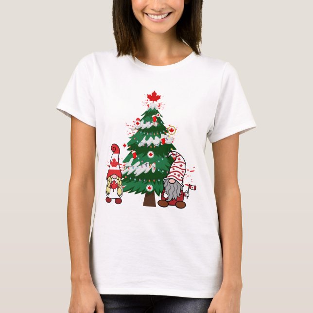 Camiseta Árvore de Natal do Canadá Sweater Ugly X-mas (Frente)