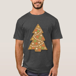 Camiseta Árvore de Natal do pão-de-espécie
