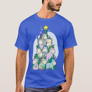 Camiseta Árvore de Natal do Unicórnio Bastante XMas