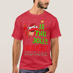 Camiseta Árvore de Natal Engraçada É Este Caranguejo Feliz