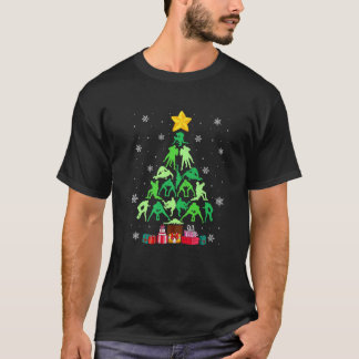 Camiseta Árvore de Natal Engraçada Esportes Engraçados Ao L