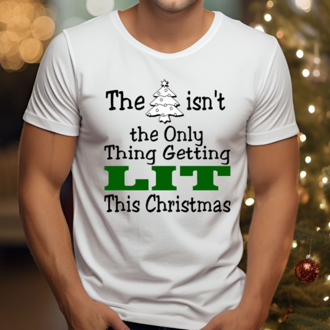 Camiseta Árvore de Natal engraçada não é só o que está fica (Criador carregado)