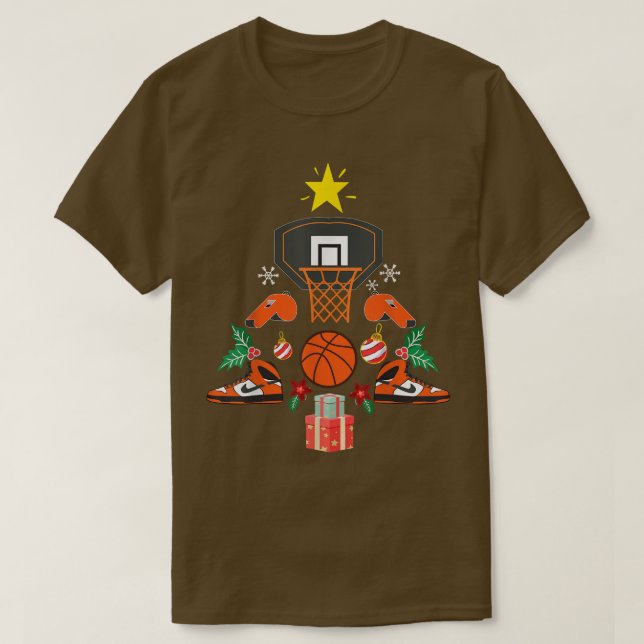 Camiseta Árvore de Natal Engraçado Merry Xmas Costume (Frente do Design)