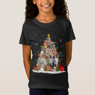 Camiseta Árvore de Natal Engraçado - Pastor Australiano - X