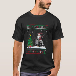 Camiseta Árvore de Natal Feia Luzes de Baixo Alemão