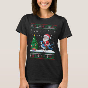 Camiseta Árvore de Natal Feia Luzes de Natal Papais noeis d