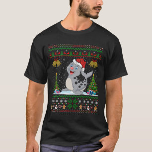 Camiseta Árvore de Natal Feia Luzes Natal Foco Natal