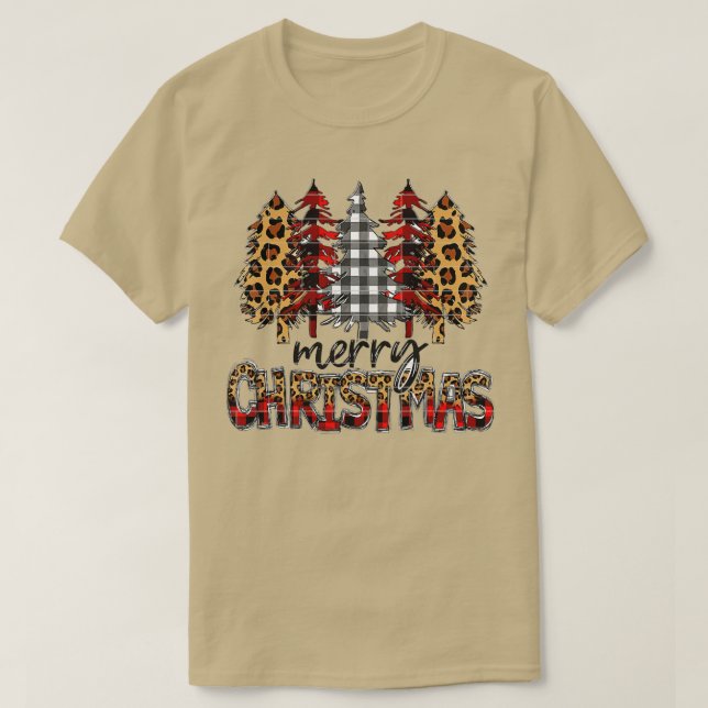 Camiseta Árvore de Natal Feliz de Natal (Frente do Design)