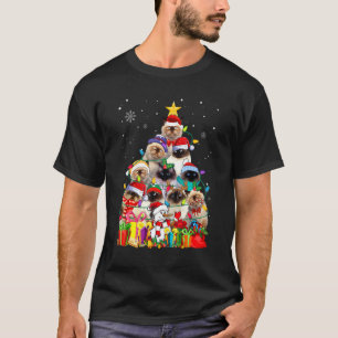 Camiseta Árvore de Natal Himalaia Engraçada Amante de Gato 