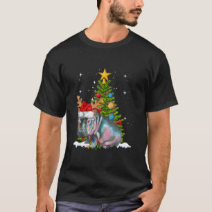 Camiseta Árvore de Natal Hippo Fiona