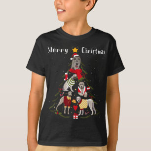 Camiseta Árvore de Natal Irish Wolfhound Lover Xmas Dog Own