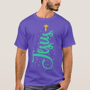 Camiseta Árvore de Natal Jesus Cristo Cruz Cristã Nativi