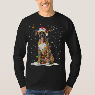 Camiseta Árvore de Natal Leve Cachorro Pajama Lover Xmas G