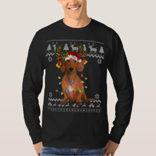 Camiseta Árvore de Natal Luz Santa Hábito Sobrando
