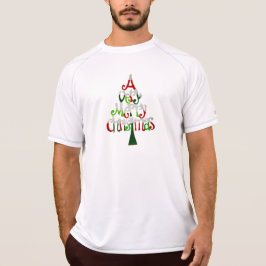 Camiseta Árvore de Natal Muito Feliz