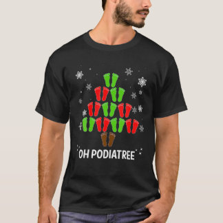 Camiseta Árvore de Natal Oh Podiatree Comida