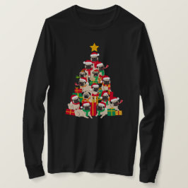 Camiseta Árvore de Natal Pug