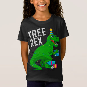 Camiseta Árvore de Natal Rex Dinossaur Xmas Trex Engraçado