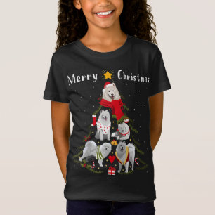 Camiseta Árvore de Natal Samoyed Lover Xmas Proprietário do