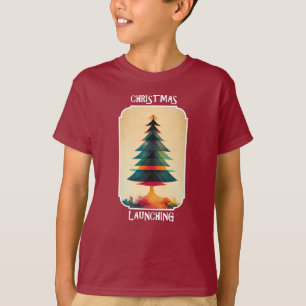 Camiseta Árvore de Natal sendo removida Xmas Design artís