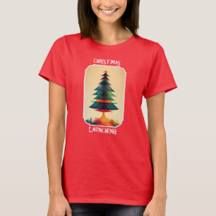 Camiseta Árvore de Natal sendo removida Xmas Design artís