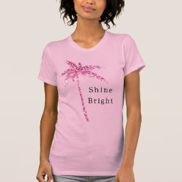 Camiseta Árvore de Palma Rosa-Brilhante