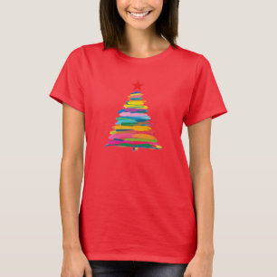 Camiseta Árvore de Pincel Abstrata