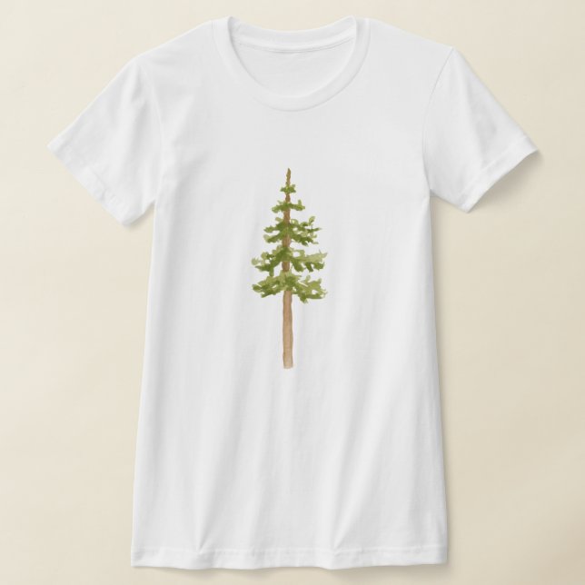 Camiseta Árvore de pinheiro (Postura )