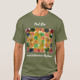 Camiseta Árvore de pintura de Paul Klee e ritmos de arquite