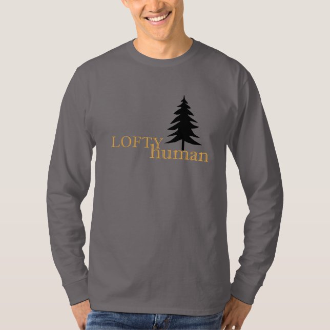 Camiseta Árvore de Spruce Humano (Frente)