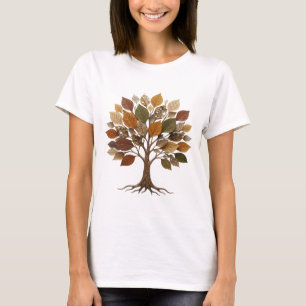 Camiseta Árvore de Vida Cool Silver Arte Usável